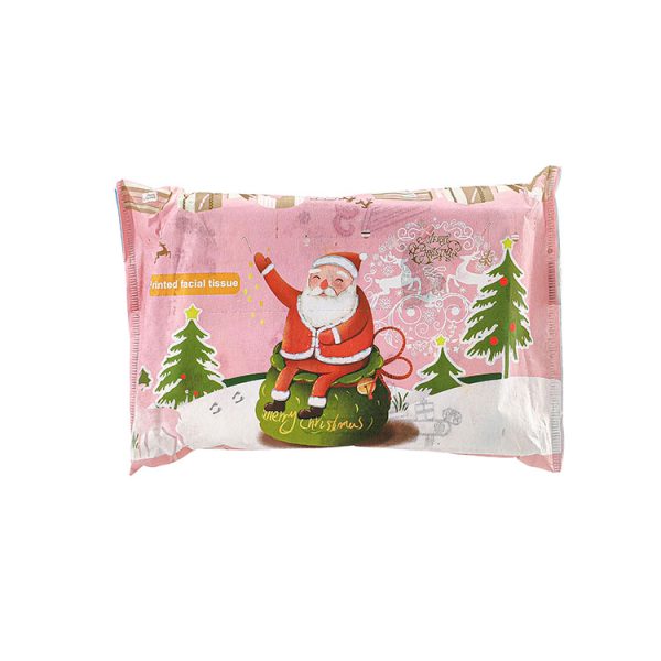 8 Packs Santa Christmas Holiday Pocket Pack Travel Size Facial Tissues 1 Ply Paper Wedding Tissues for Guests, Mini Tissues Packs for Travel Wedding Party Favors - Image 9