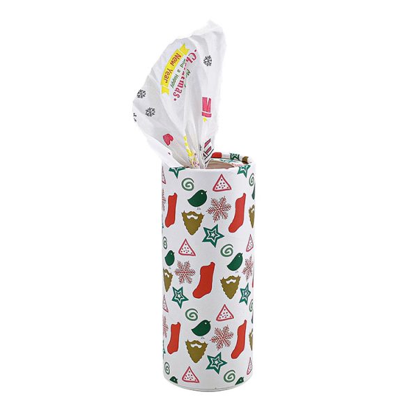 Holiday Spirit Socks Icons Car Tissues Holder with Facial Tissues - 1 PK - Travel Tissue Tubes Box Container Perfect Fit for Car Cup Holder Car Tissues Cylinder